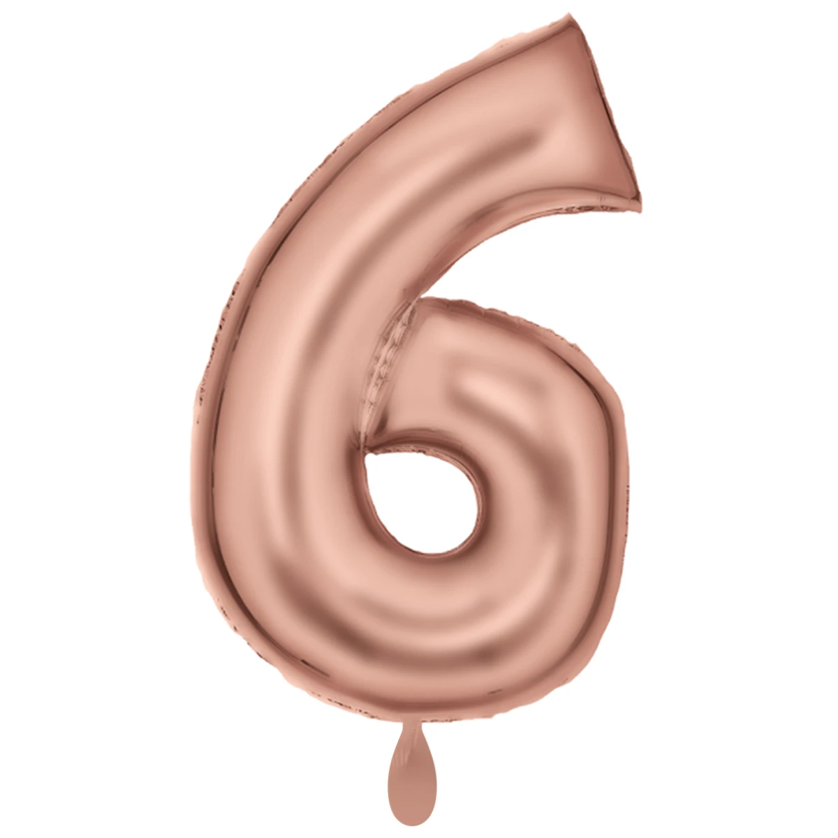 Amscan Zahlen-Ballon Silk Lustre Rosegold 4 Amscan Zahlen-Ballon Silk Lustre Rosegold – Bild 2