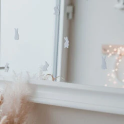 Eulenschnitt Sticker Hasen -Dekoration Geschaft eulenschnitt sticker hasen3