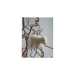 Gamcha Baumanhänger Eisbär Aus Filz