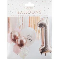 Ginger Ray 10 Ballons Erster Geburtstag -Dekoration Geschaft ginger ray 10 ballons erster geburtstag 22