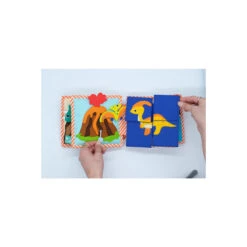 Jolly Designs Dino Freunde - 6 Seiten Mini Quiet Book -Dekoration Geschaft jolly designs dino freunde 6 seiten mini quiet book5