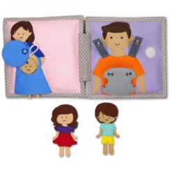 Jolly Designs Jolly Baby - 6 Seiten Mini Quiet Book -Dekoration Geschaft jolly designs jolly baby 6 seiten mini quiet book2