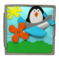 Jolly Designs Kleiner Pilot - 6 Seiten Mini Quiet Book