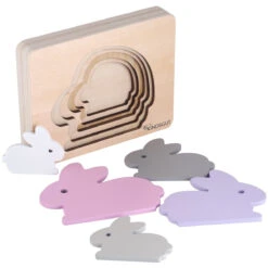 Kindsgut Tier-Puzzle Hase -Dekoration Geschaft kindsgut tier puzzle hase2