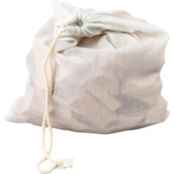 Small Foot Holzbausteine Natur Im Stoffbeutel