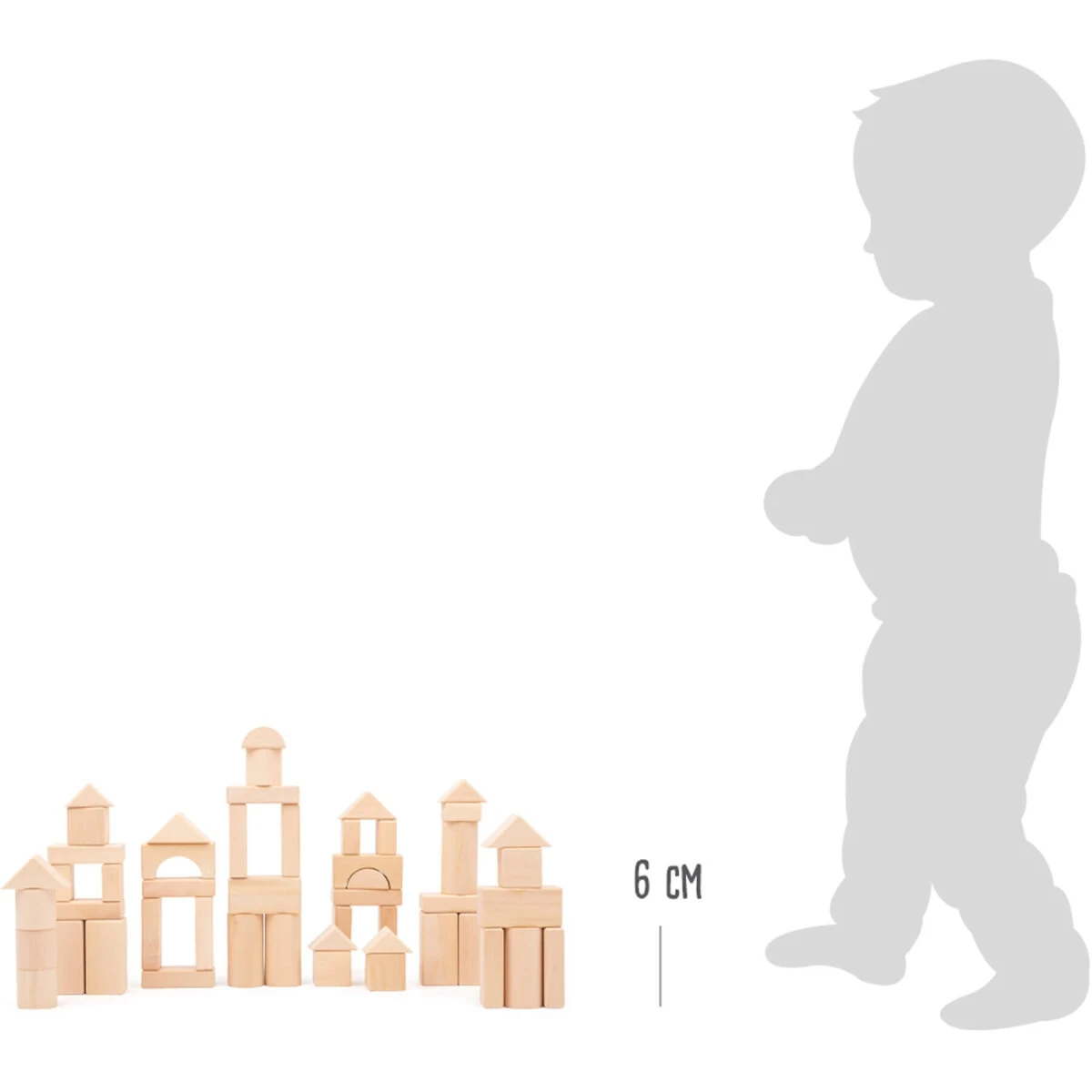 Small Foot Holzbausteine Natur Im Stoffbeutel 5 Small Foot Holzbausteine Natur Im Stoffbeutel – Bild 3