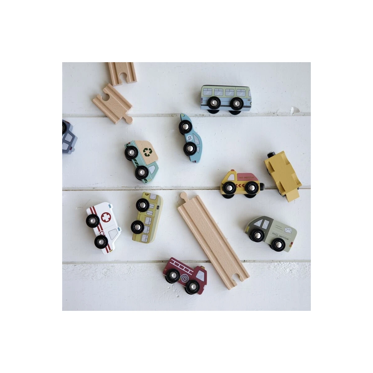 Little Dutch Fahrzeug-Set 10tlg. 6 Little Dutch Fahrzeug-Set 10tlg. – Bild 4