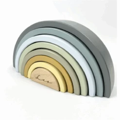 Little Dutch Holz Stapel-Regenbogen Ocean -Dekoration Geschaft little dutch holz stapel regenbogen ocean2