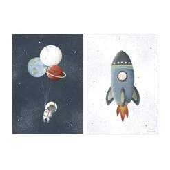 Little Dutch Wendeposter Space