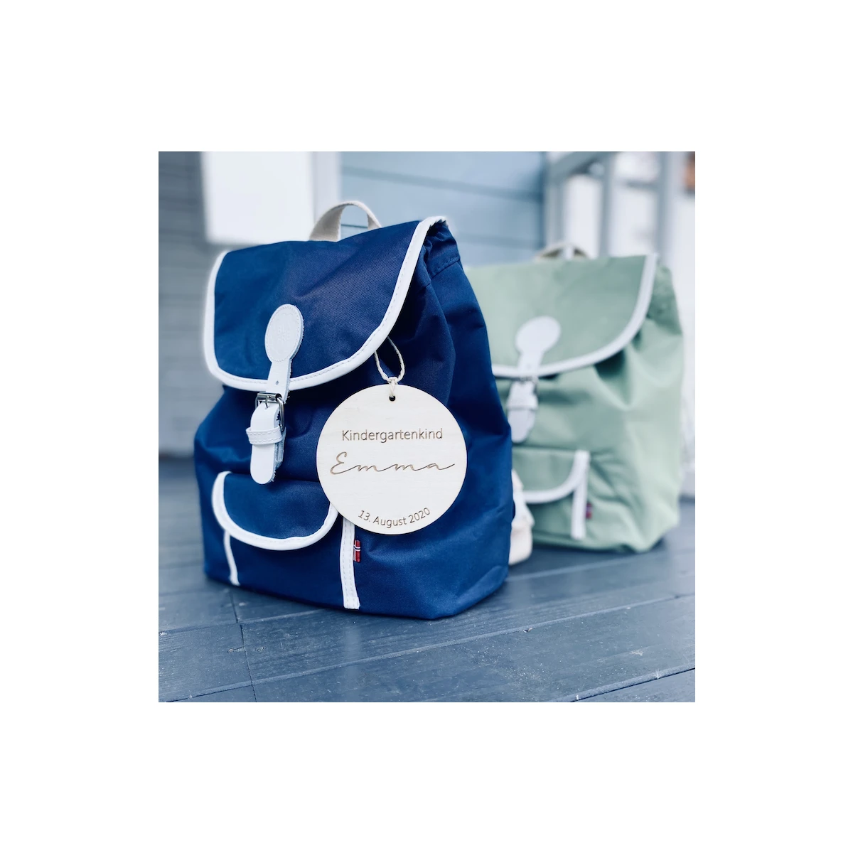Little Pippa Anhänger 'Kindergartenkind' Mit Name Und Datum 3 Little Pippa Anhänger 'Kindergartenkind' Mit Name Und Datum