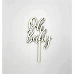 Little Pippa Dekoration Aus Holz 'Oh Baby'