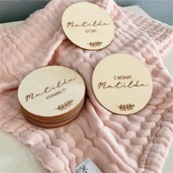 Little Pippa Meilensteinkarten 1. Jahr Personalisiert -Dekoration Geschaft little pippa meilensteinkarten 1 jahr personalisiert4