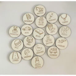 Little Pippa Ordnungslabel Aus Holz -Dekoration Geschaft little pippa ordnungslabel aus holz 202