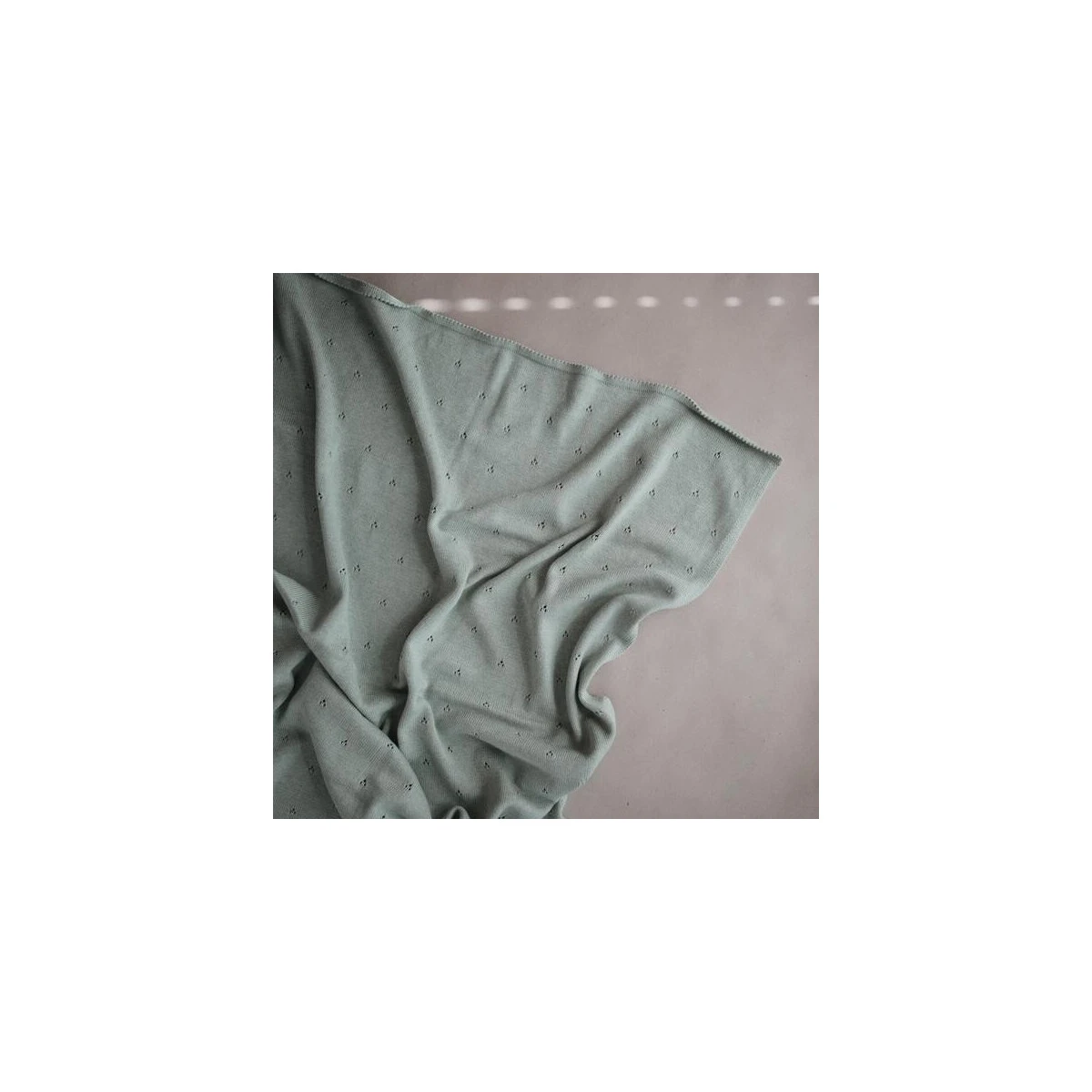 Mushie Strickdecke Biobaumwolle Pointelle 3 Mushie Strickdecke Biobaumwolle Pointelle
