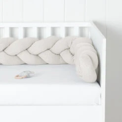 Nordic Coast Company Geflochtene Bettschlange Zopf Strick 200cm -Dekoration Geschaft nordic coast company geflochtene bettschlange zopf strick 200cm 56