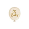 PartyDeco Pappteller "Oh Baby" 6 Stk