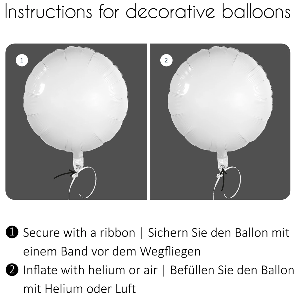 Premioloon Ballon Arche "Zur Taufe" 3 Premioloon Ballon Arche "Zur Taufe"