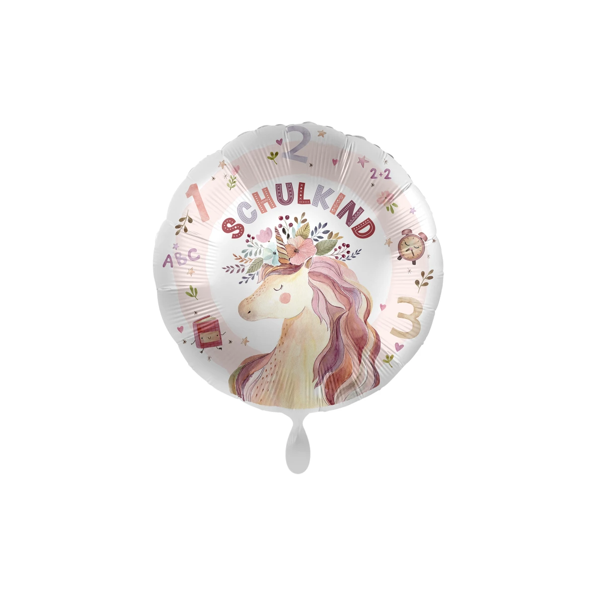 Premioloon Ballon Schulkind Einhorn 3 Premioloon Ballon Schulkind Einhorn