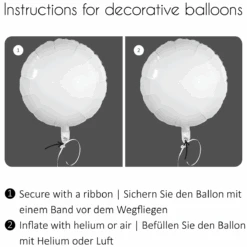Premioloon Ballon Storch "Zur Geburt"