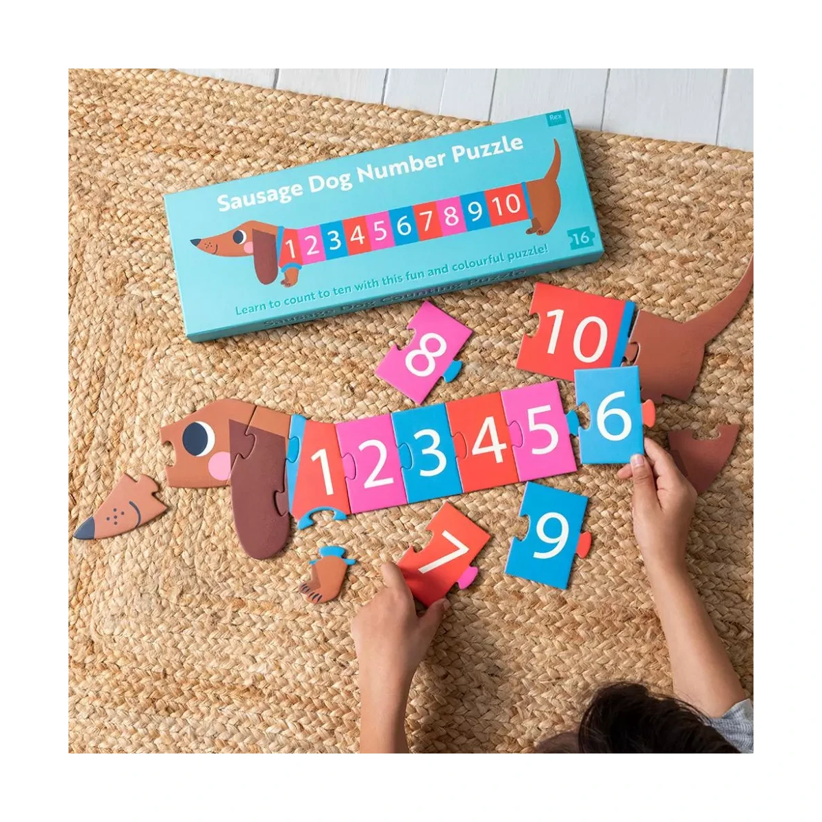 Rex London Zahlen-Puzzle Hund 6 Rex London Zahlen-Puzzle Hund – Bild 4